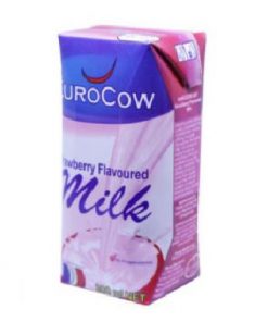 Sữa Eurocow Strawberry hương dâu hộp 200ml