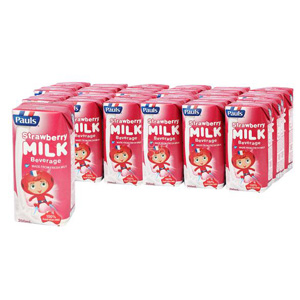 Sữa Pauls Mix Flavour hương vị dâu hộp 200ml
