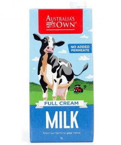 Sữa Úc Australia's Own Full Cream hộp lẻ 1 lít