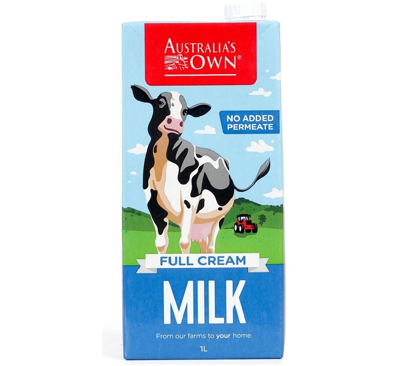 Sữa Australia Own Full Cream nguyên kem hộp 1 lít