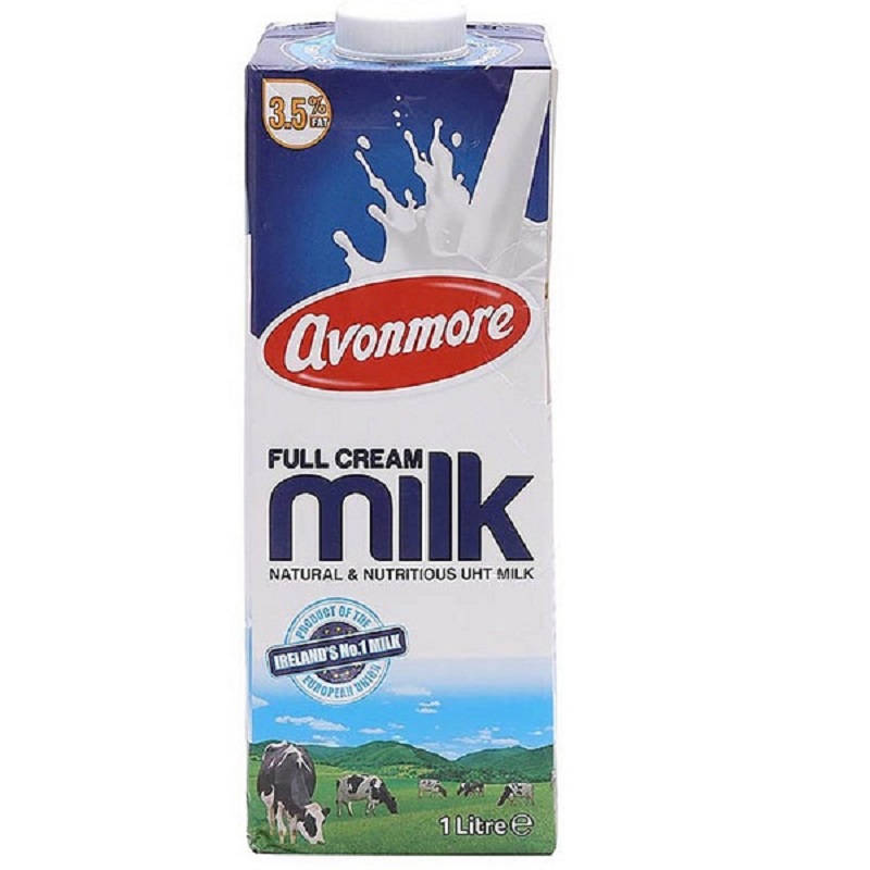 Sữa tươi nhập nguyên kem Avonmore Full Cream hộp 1 Lít