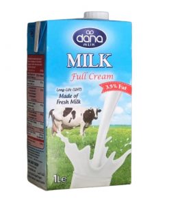 Sữa tươi Dana - Dòng nguyên kem 3,5% hộp 1 lít