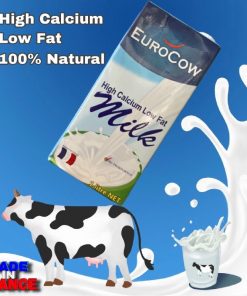 Sữa tươi canxi ít béo Eurocow Hight Calcium Low Fat hộp 1lít